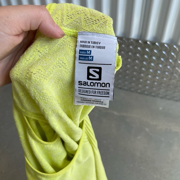 salomon elevated seamless running tech shirt advancedskin dry reflective medium - Picture 5 of 15